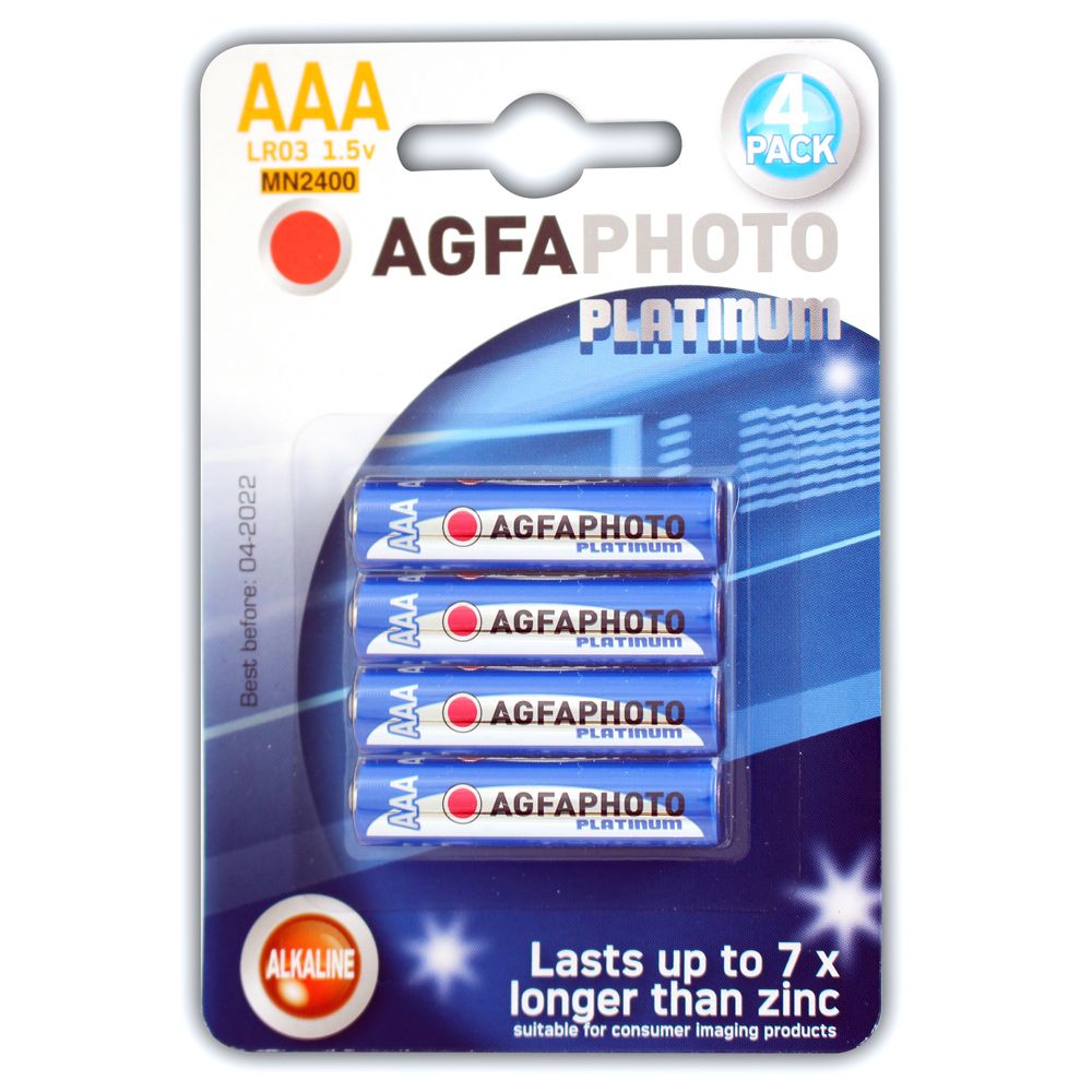 Agfa Alkaline AAA | 4 Batteries