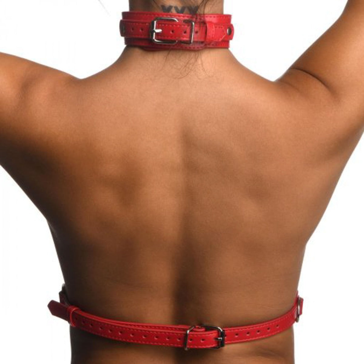 Bondage Harness STRICT | Female Chest Harness S/M - Red    | Awaken My Sexuality