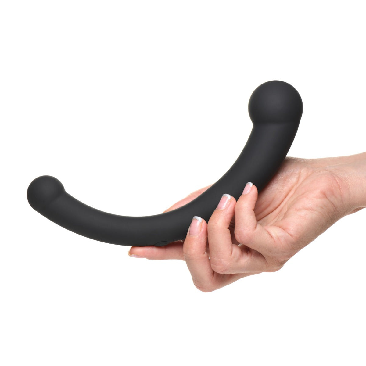 Double Ended Dildos Vibrating Silicone G-Spot & P Spot Stimulator | Black    | Awaken My Sexuality