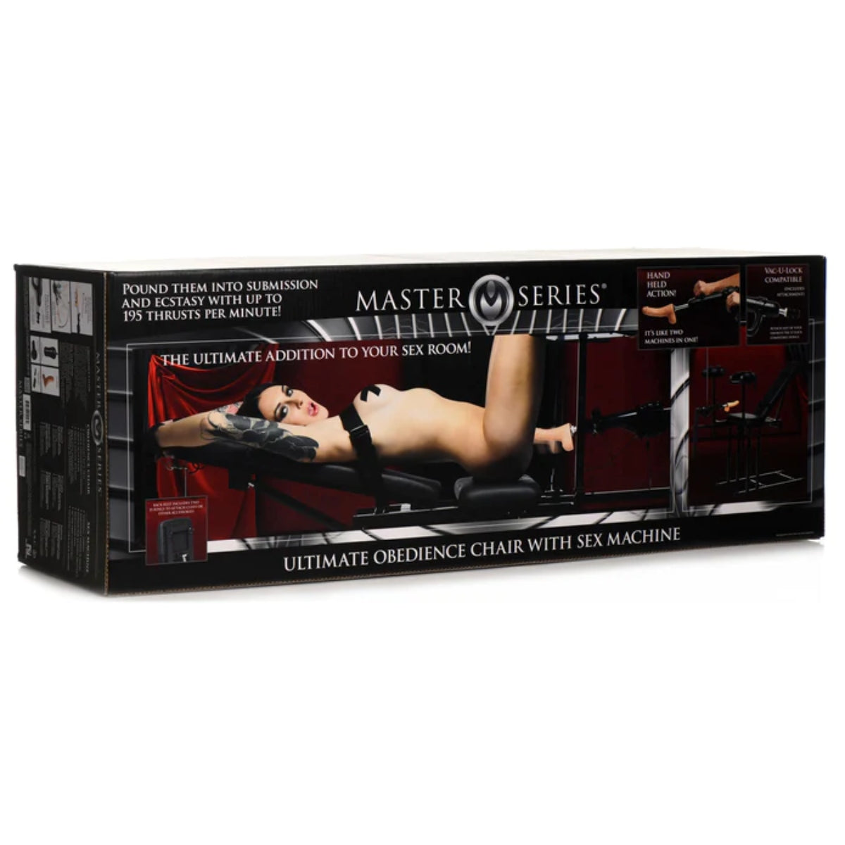 Master Series | Ultimate Obedience Chair with Sex Machine