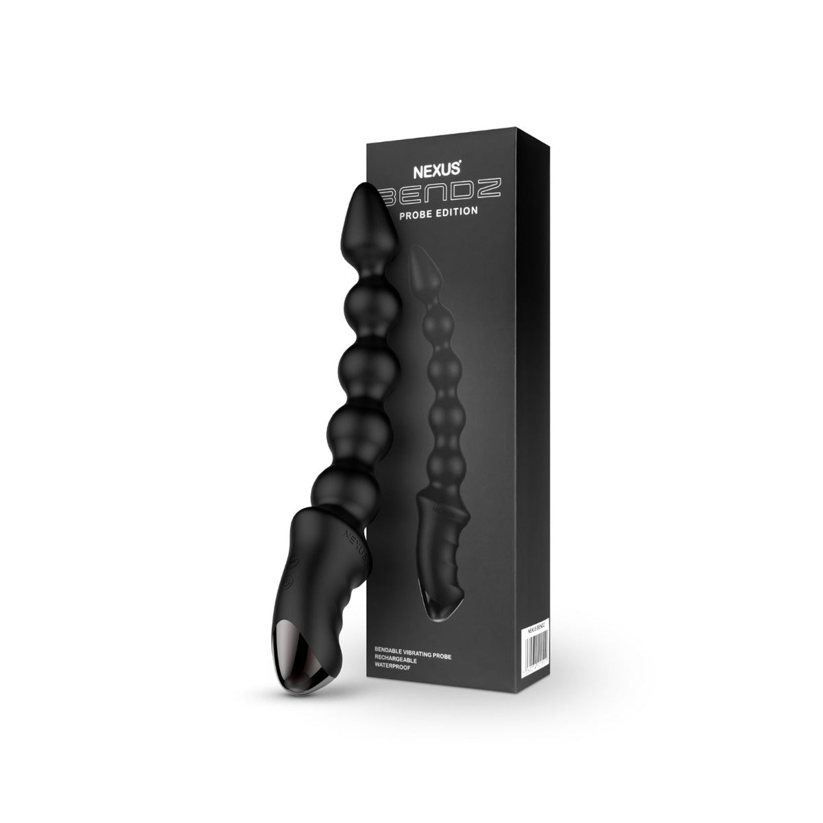 Anal Beads Nexus Bendz Bendable Vibrating Anal Probe Black    | Awaken My Sexuality