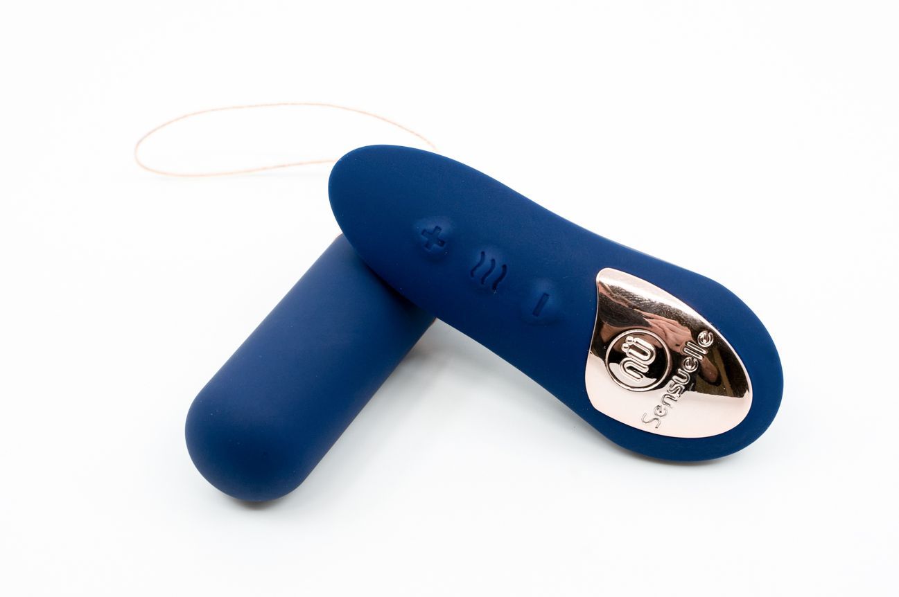 Vibrating Bullets Nu Sensuelle Remote Wireless Bullet Plus | Navy Blue    | Awaken My Sexuality