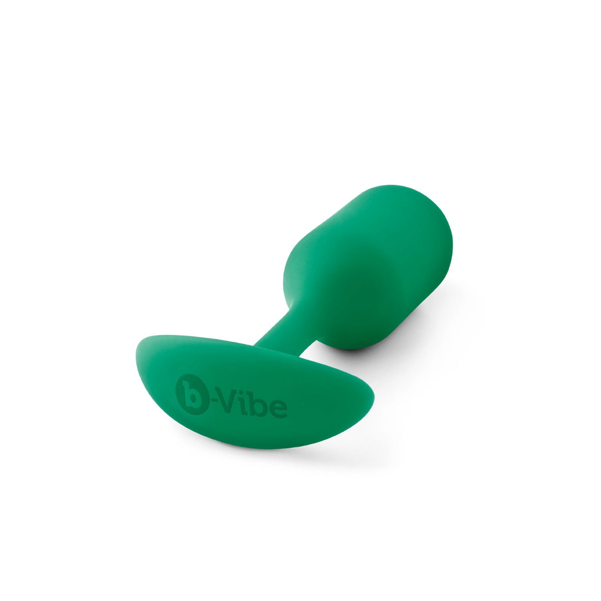 b-Vibe | Snug Plug 2 Weighted Silicone Plug - Plug Green