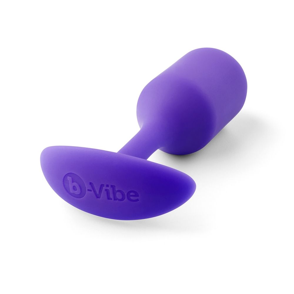 Butt Plugs b-Vibe | Snug Plug 2 Weighted Silicone Plug - Purple    | Awaken My Sexuality