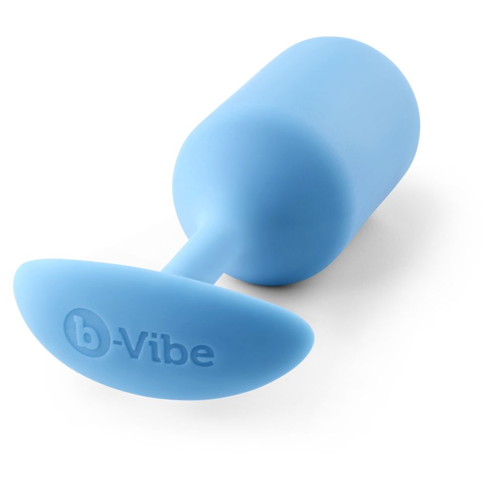  b-Vibe | Snug Plug 3 Weighted Silicone Plug - Teal    | Awaken My Sexuality