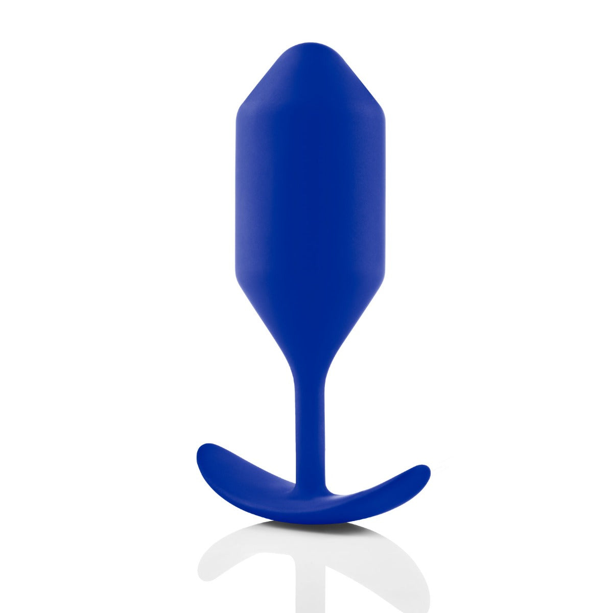 Butt Plugs b-Vibe | Snug Plug 4 Weighted Silicone Plug - Navy Blue    | Awaken My Sexuality