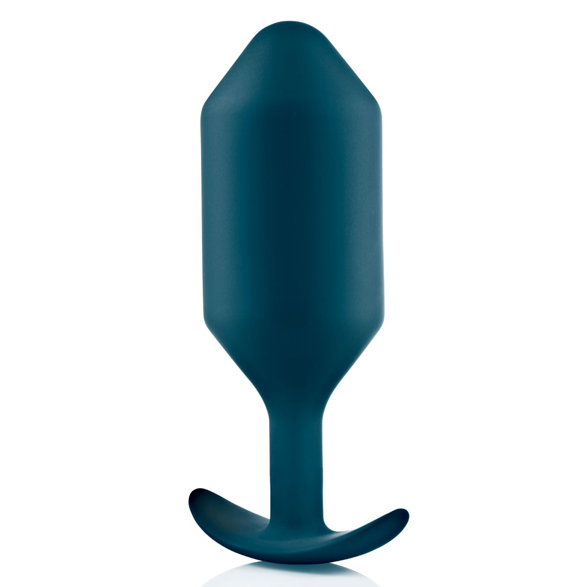 b-Vibe | Snug Plug 6 Weighted Silicone Plug - Marine Blue