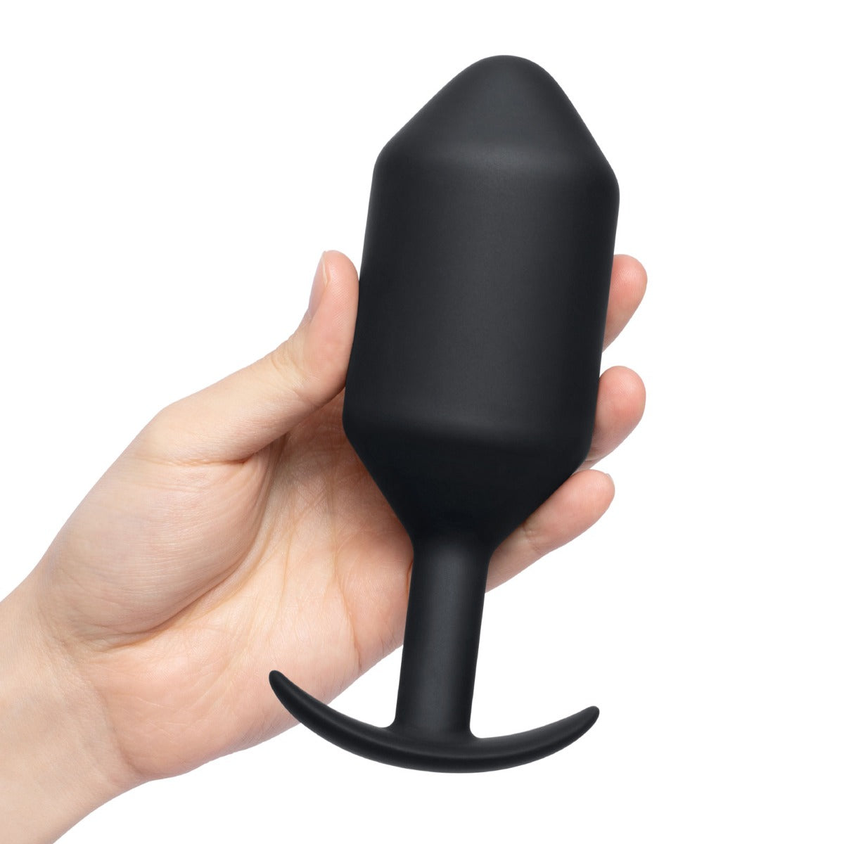 Butt Plugs b-Vibe | Snug Plug 7 Weighted Silicone Plug - Black    | Awaken My Sexuality