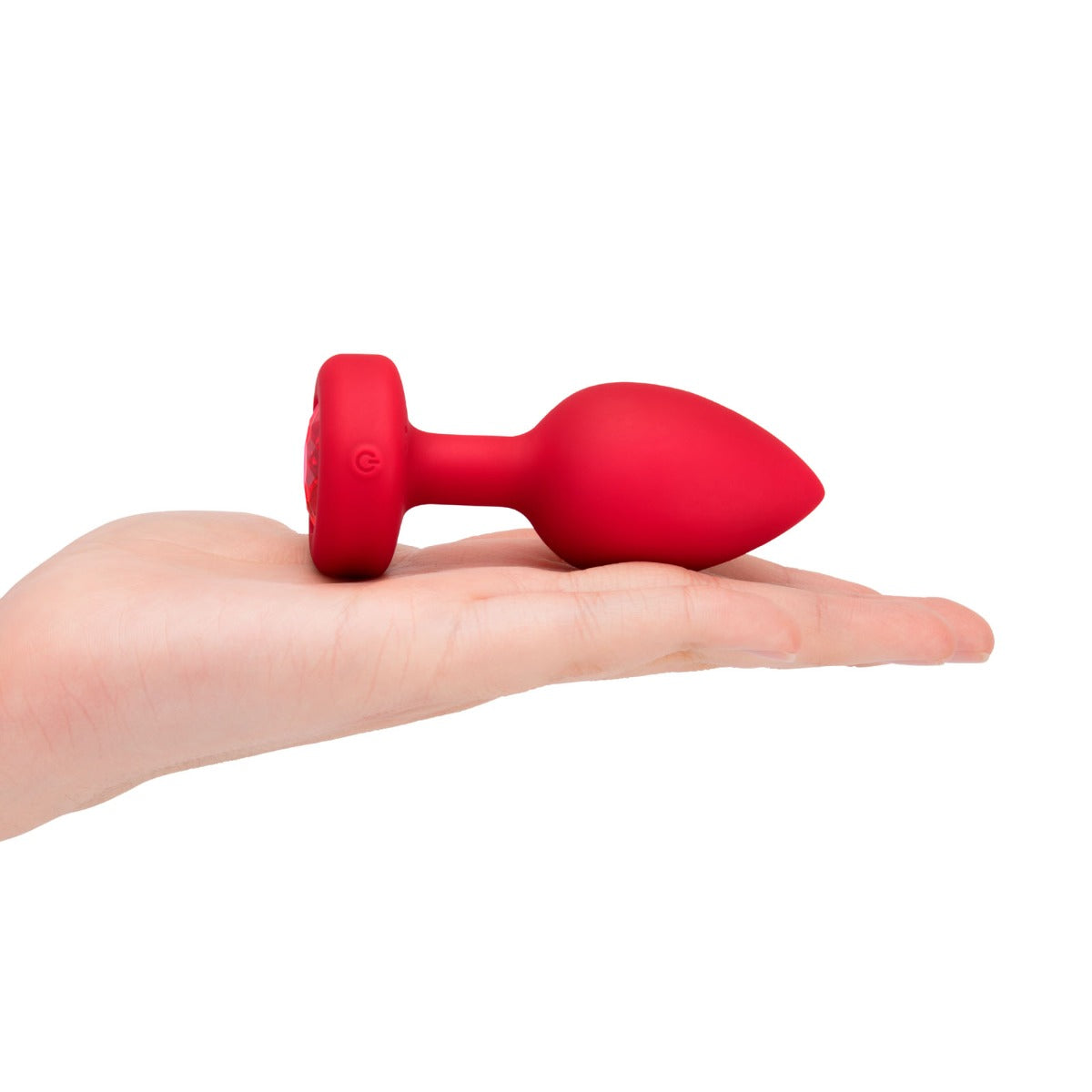 b-Vibe | Heart Shaped Remote Controlled Plug - Red M/L