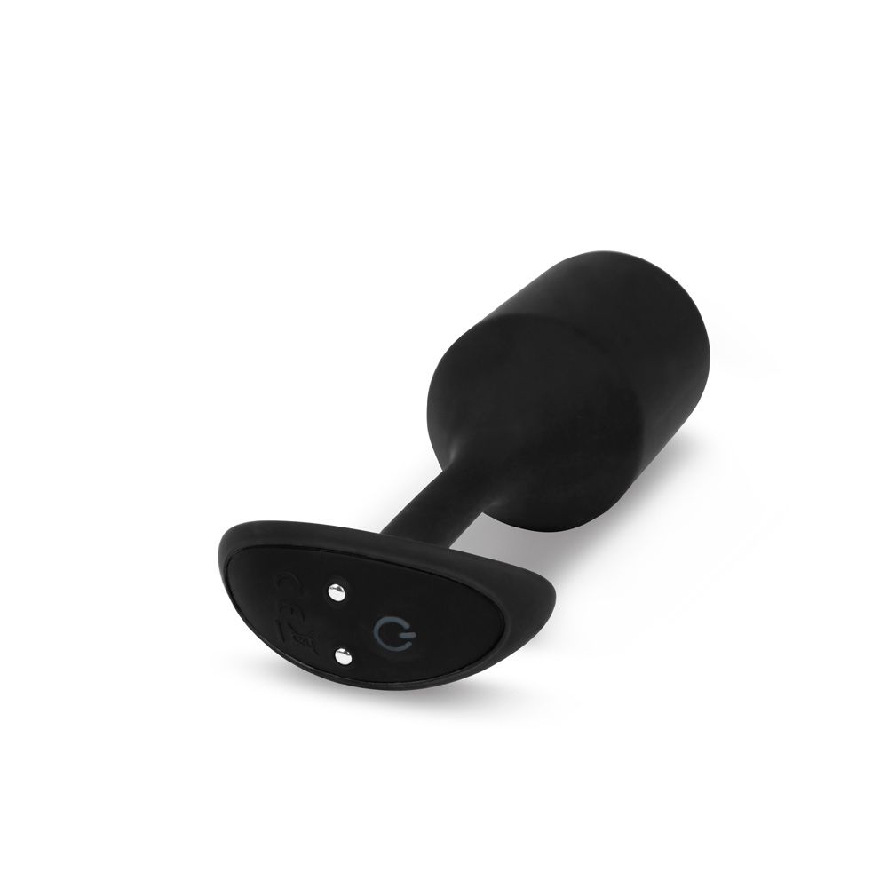 Vibrating Butt Plugs b-Vibe | Weighted & Vibrating Snug Plug 4 (X large) - Black    | Awaken My Sexuality