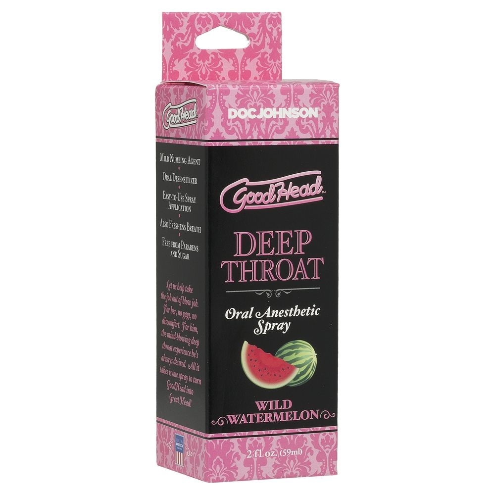 Goodhead | Deep Throat Oral Anesthetic Spray Wild Watermelon - 2 fl oz / 59ml