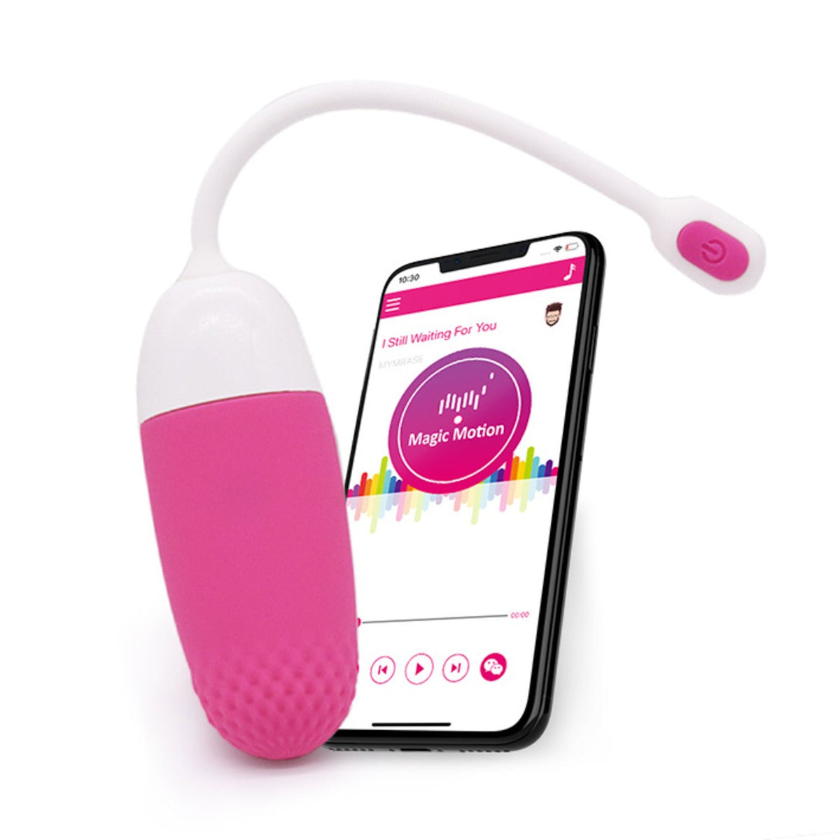 Vibrating Love Egg Magic Motion | Vini App-Controlled Vibrating Egg - Pink/White    | Awaken My Sexuality