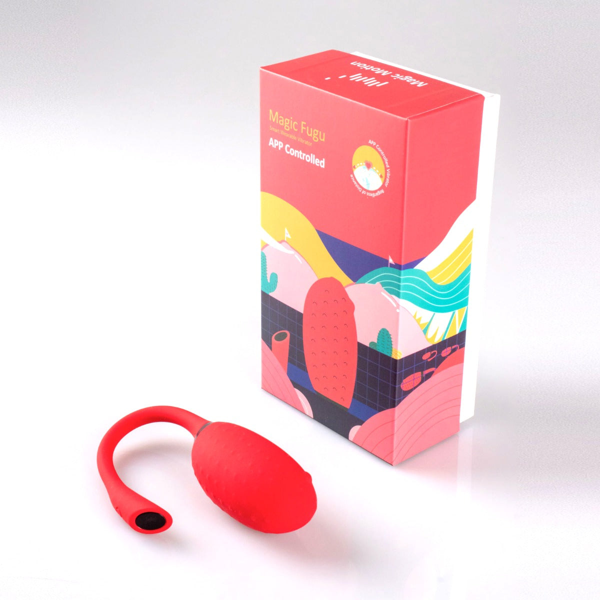 Vibrating Love Egg Magic Motion - Fugu Smart Wearable Vibrator Red    | Awaken My Sexuality