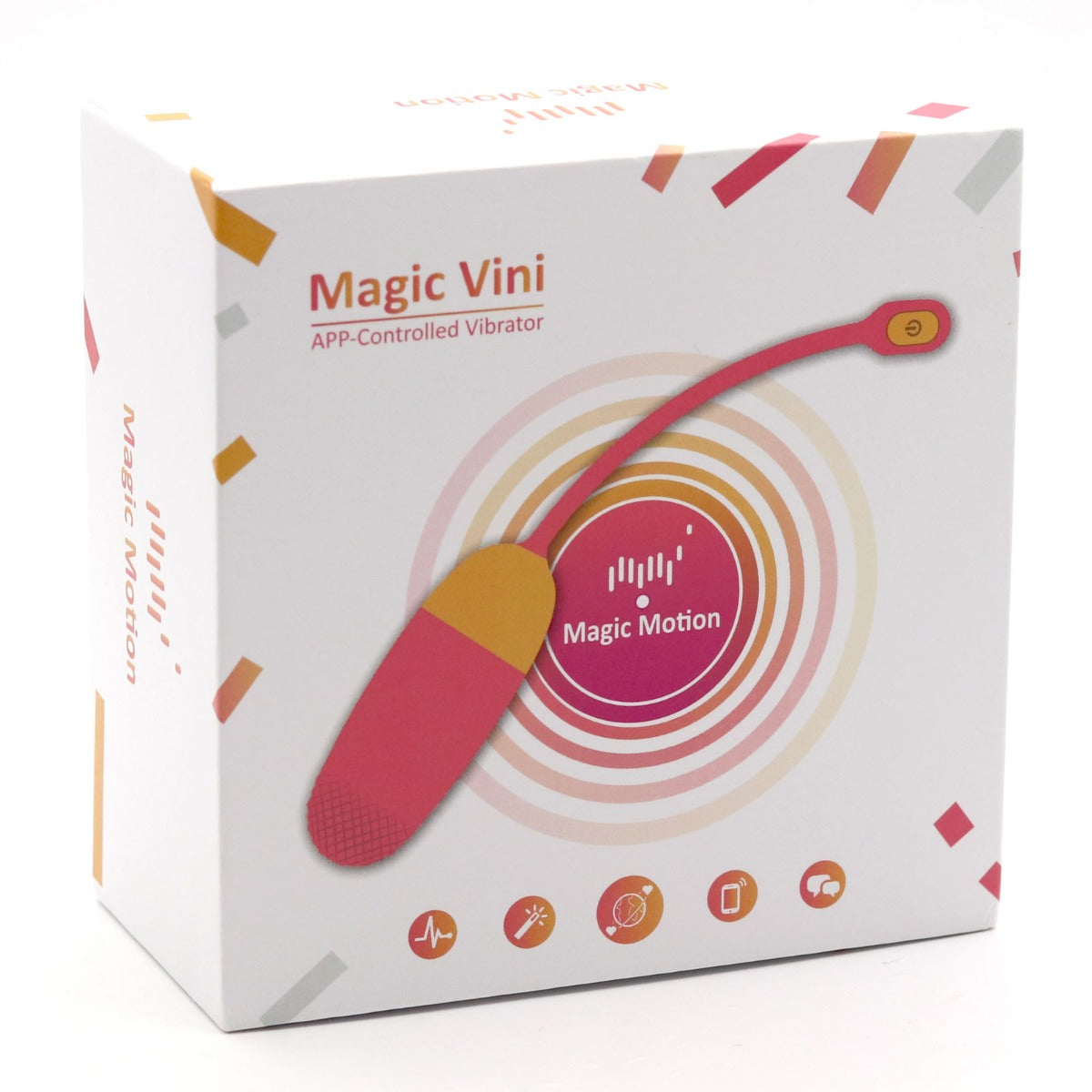 Magic Motion | Vini App-Controlled Vibrating Egg - Coral/Yellow