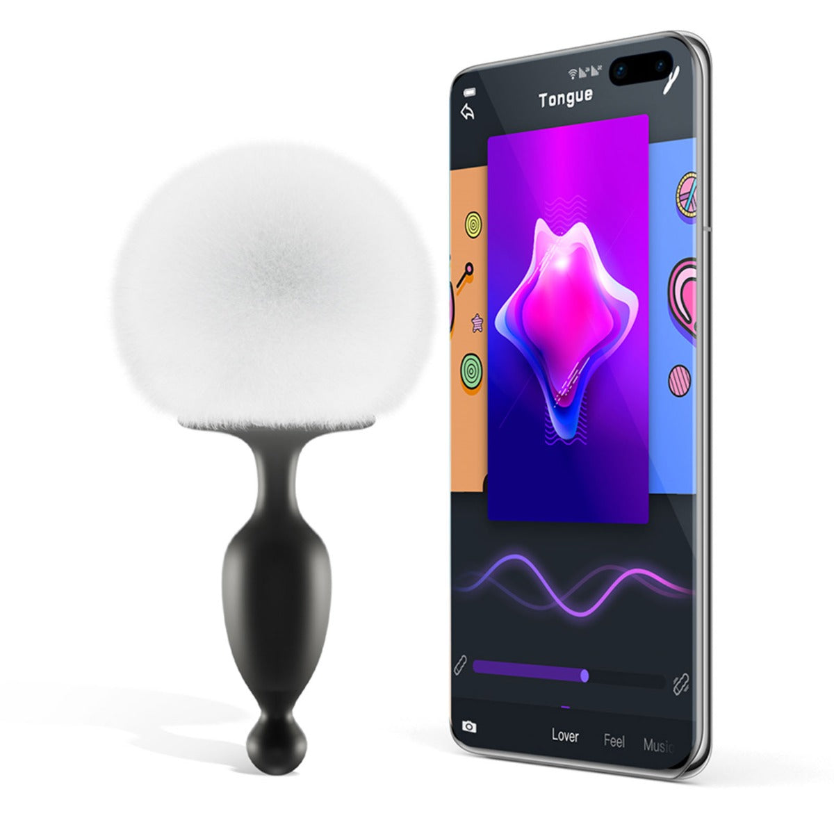 Tail Butt Plugs Magic Motion | Magic Bunny A Smart Anal Plug With Bunny Tail Plug - App Controlled    | Awaken My Sexuality