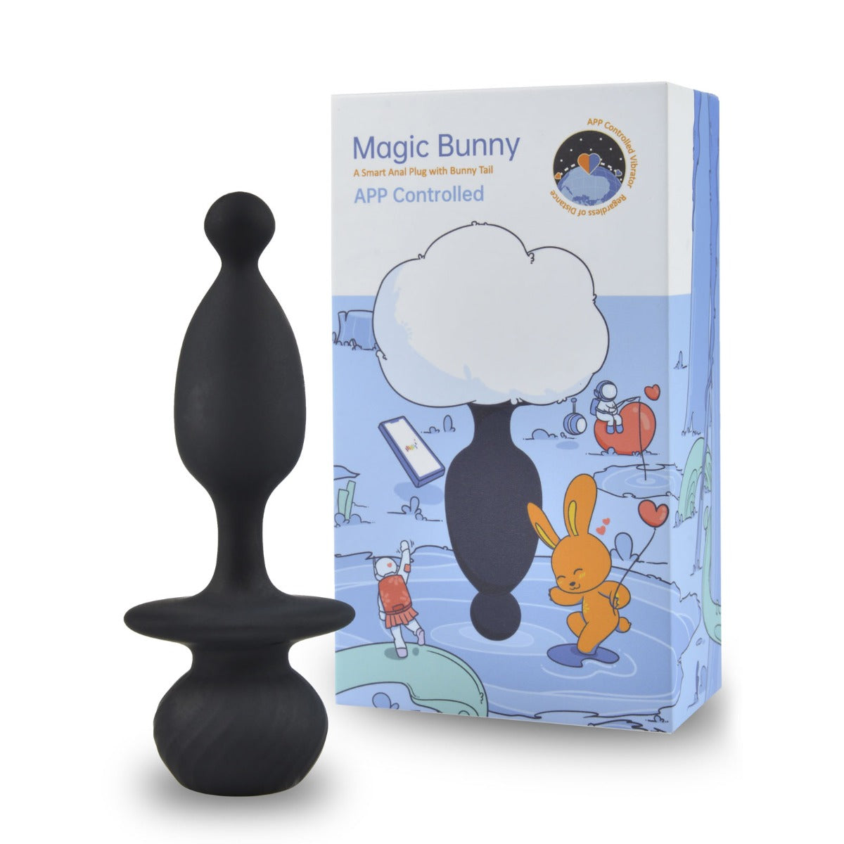 Magic Motion | Magic Bunny A Smart Anal Plug With Bunny Tail Plug - App Controlled