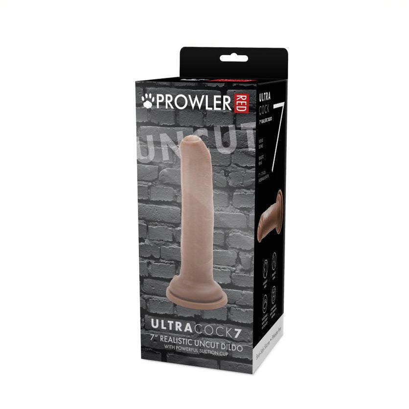 Suction Base Dildos Prowler RED Uncut Ultra Cock 7    | Awaken My Sexuality