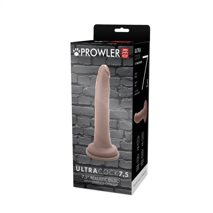 Suction Base Dildos Prowler RED Ultra Cock 7.5 Dildo - Caramel    | Awaken My Sexuality