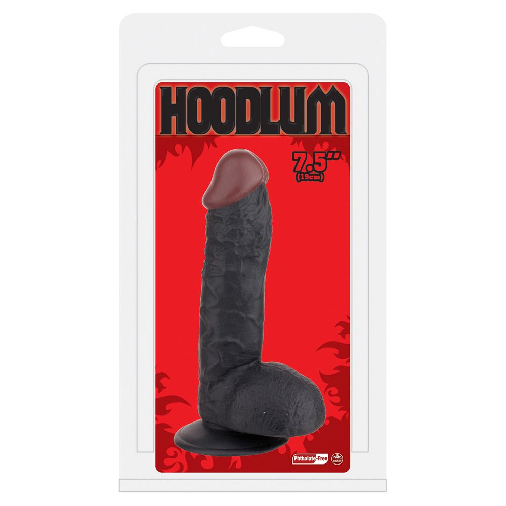 Suction Base Dildos Nanma Hoodlum Realistic | Black 7.5in    | Awaken My Sexuality