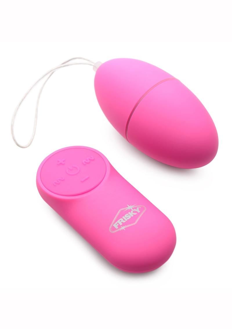 Scrambler 28X Vibrating Egg w/ Remote Control - Pink