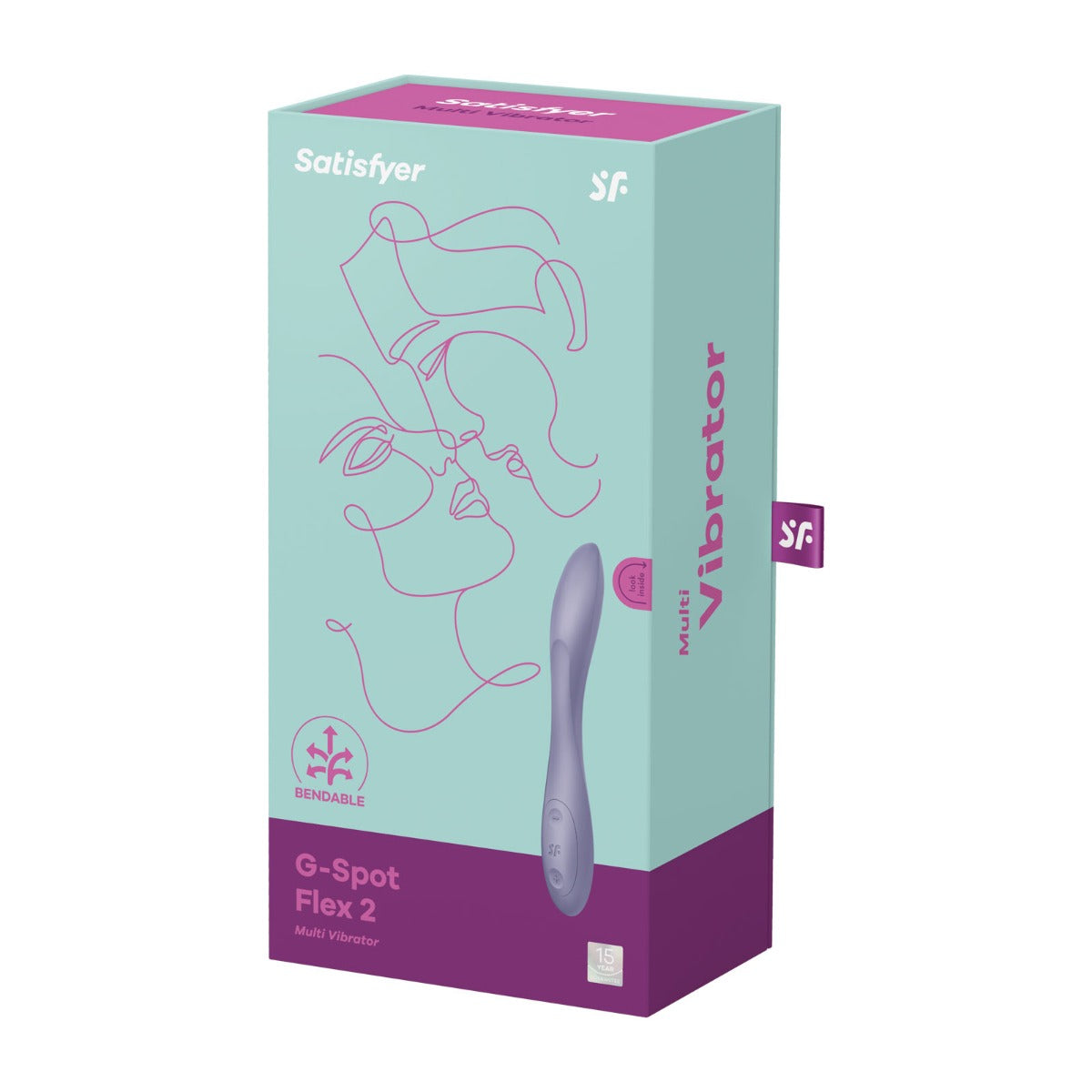 Vibrating G Spot G-Spot Flex 2 dark violet    | Awaken My Sexuality