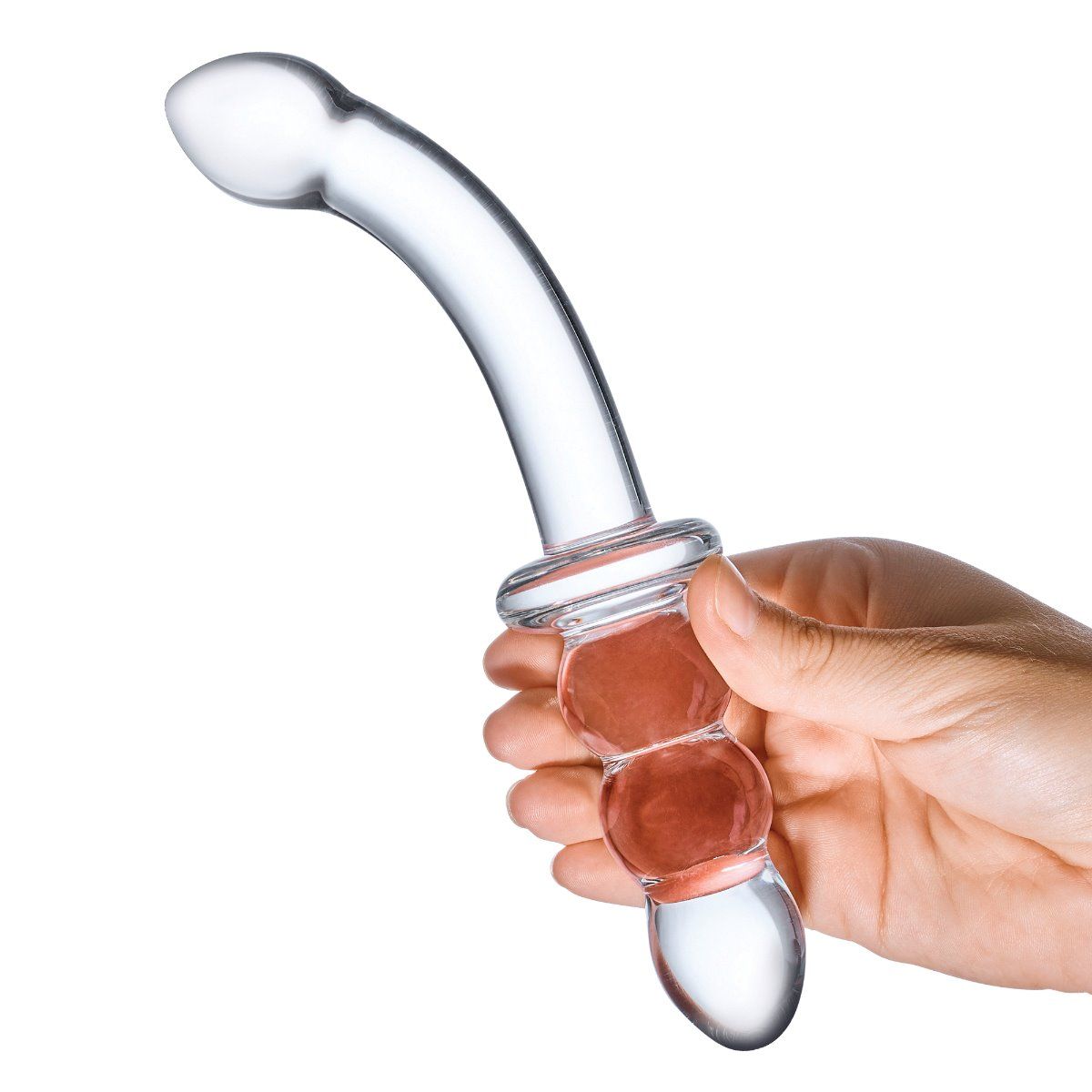 Glass Dildo 8" Glas Ribbed | G-Spot Dildo    | Awaken My Sexuality