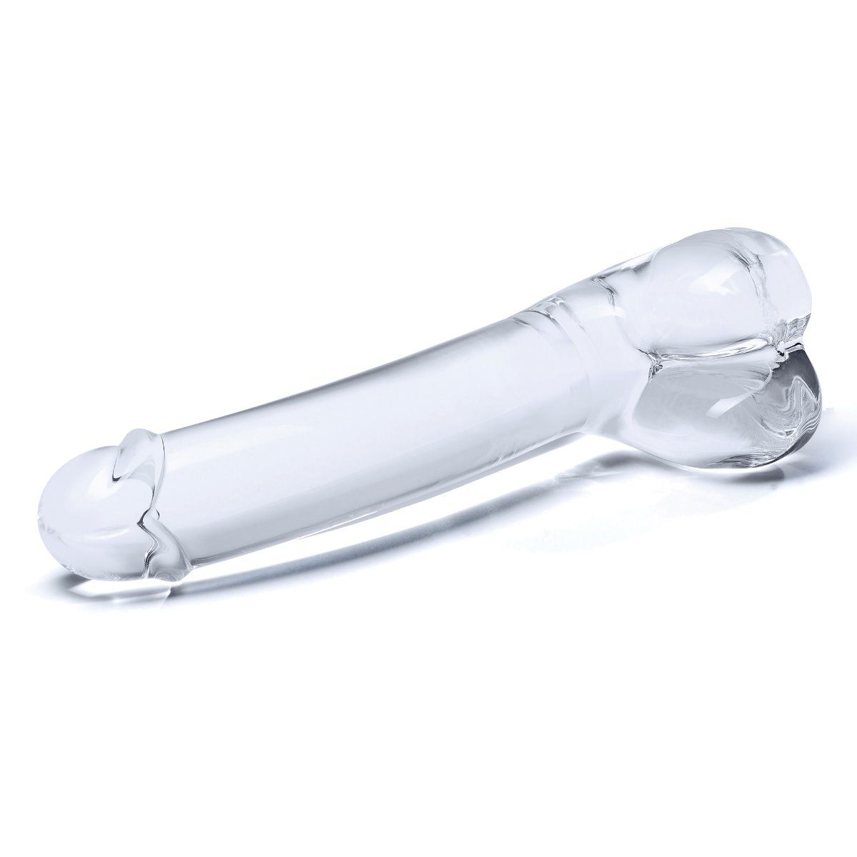 7" Realistic | Curved Glass G-Spot Dildo