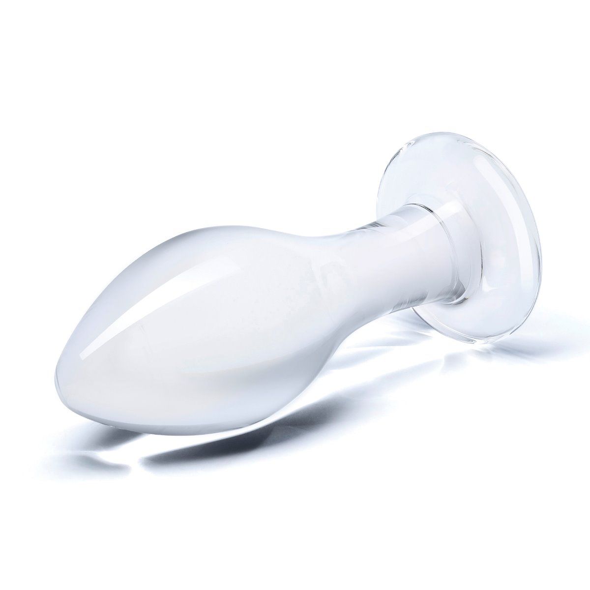 Glass Butt Plugs Glas | Classic 4 Inch - Clear    | Awaken My Sexuality