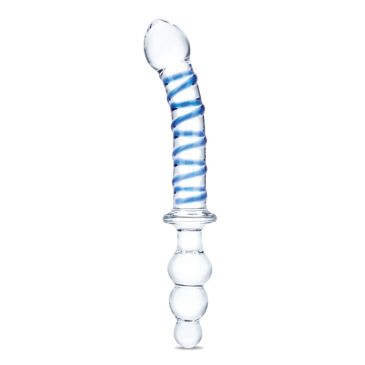 Glas | 10 Inch Twister Dual Ended Dildo