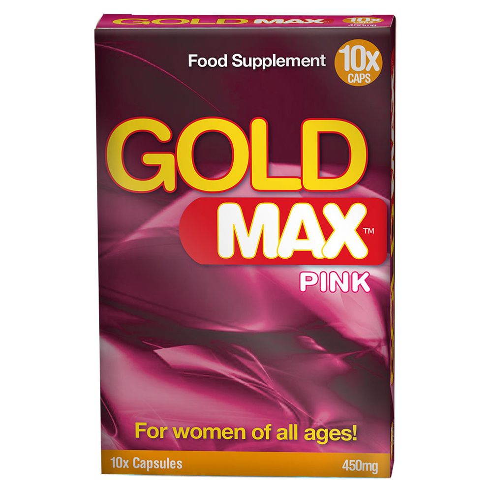 Gold MAX | Libido Supplement 10 Pack For Women - 450mg