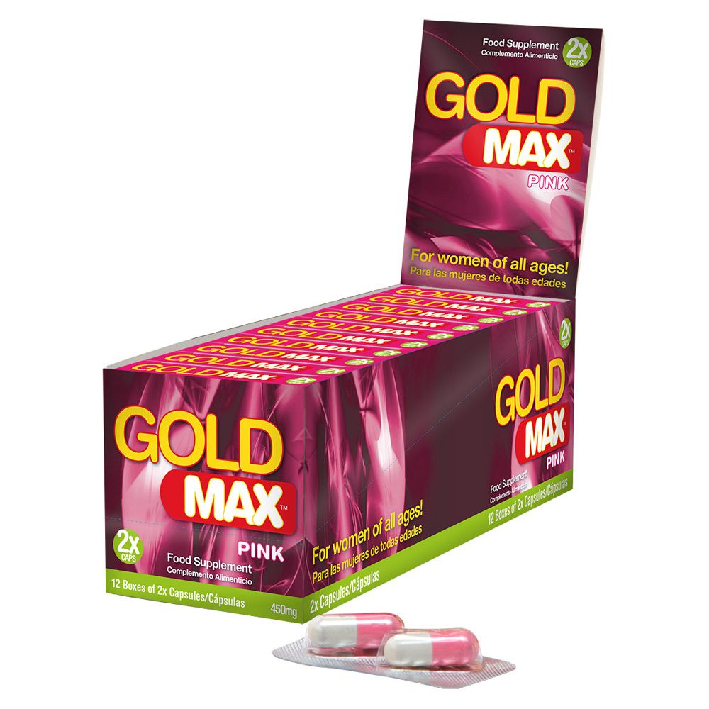 Gold MAX | Libido Supplement 2 Pack For Women - 450mg
