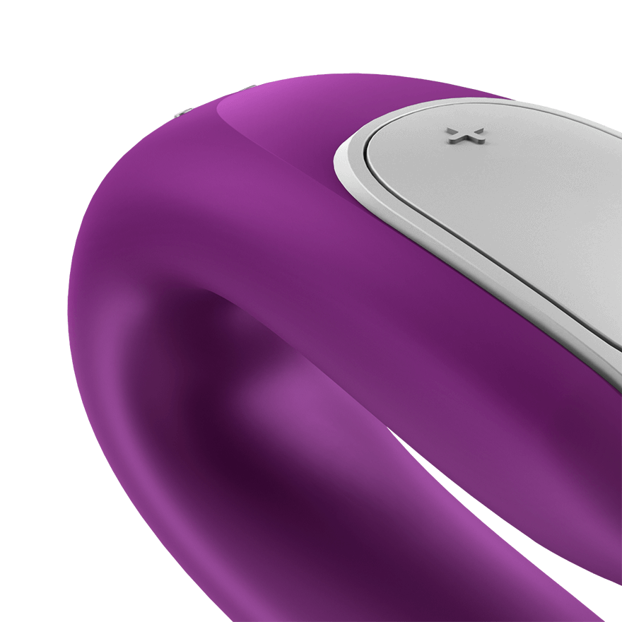 Couples Vibrator Satisfyer Double Fun Partner Vibrator | Violet    | Awaken My Sexuality