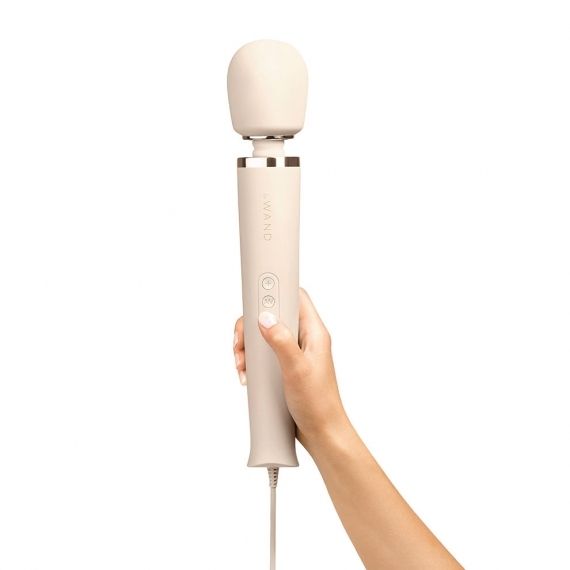 Vibrating Wands Le Wand | Powerful Plug In Vibrating Massager - Cream    | Awaken My Sexuality