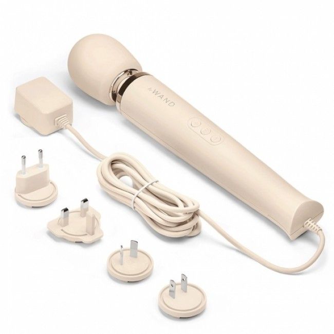 Le Wand | Powerful Plug In Vibrating Massager - Cream
