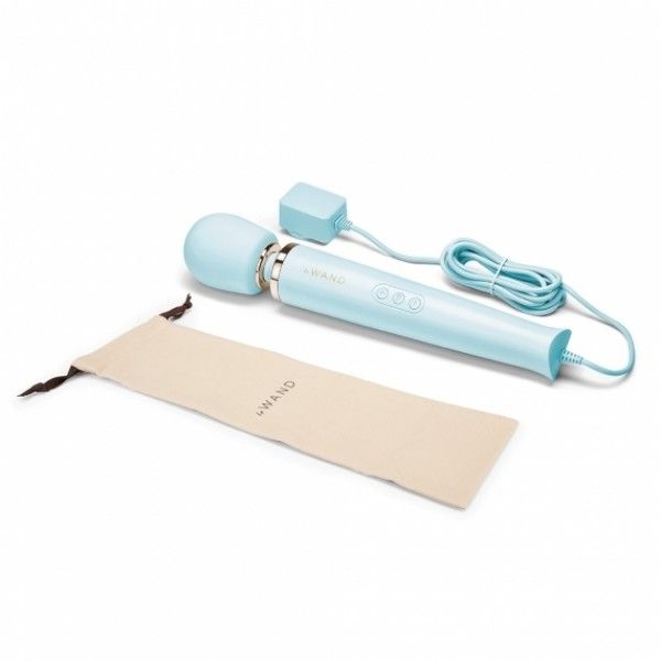 Le Wand | Powerful Plug In Vibrating Massager - Light Blue