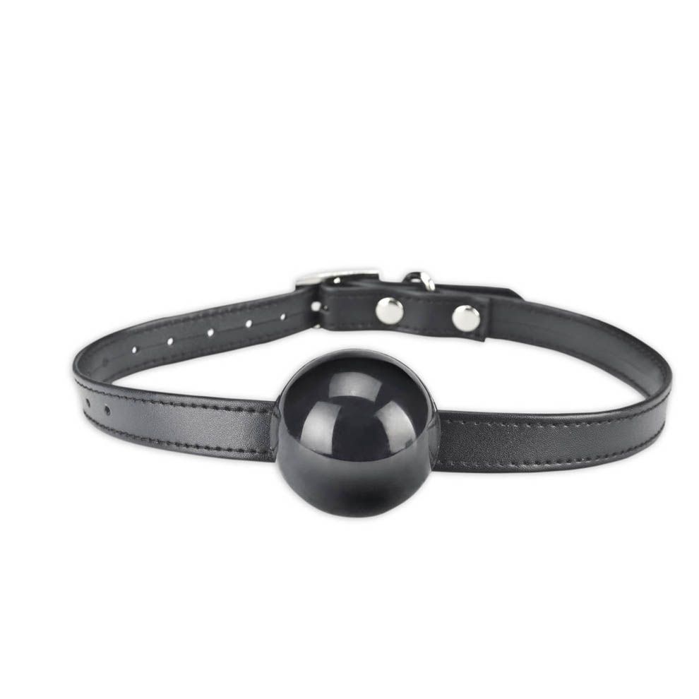  LUX FETISH - Silicone Ball Gag - Black    | Awaken My Sexuality