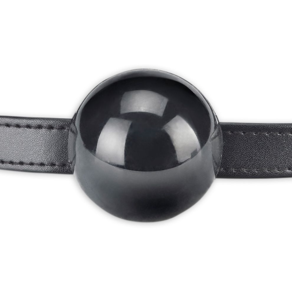  LUX FETISH - Silicone Ball Gag - Black    | Awaken My Sexuality