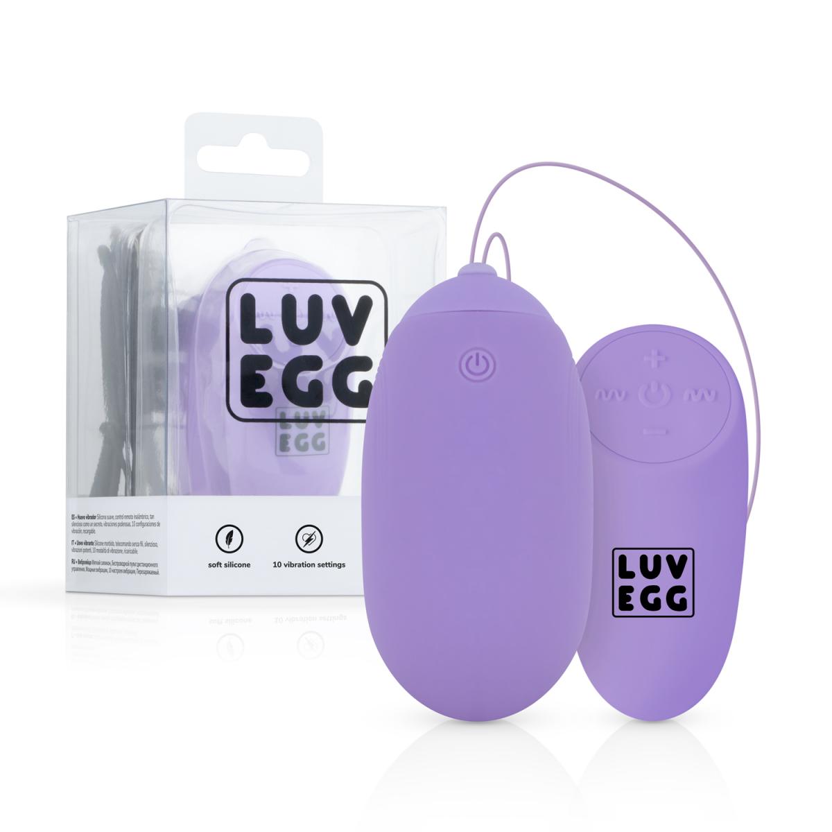 LUV EGG | XL Vibrating Egg - Purple
