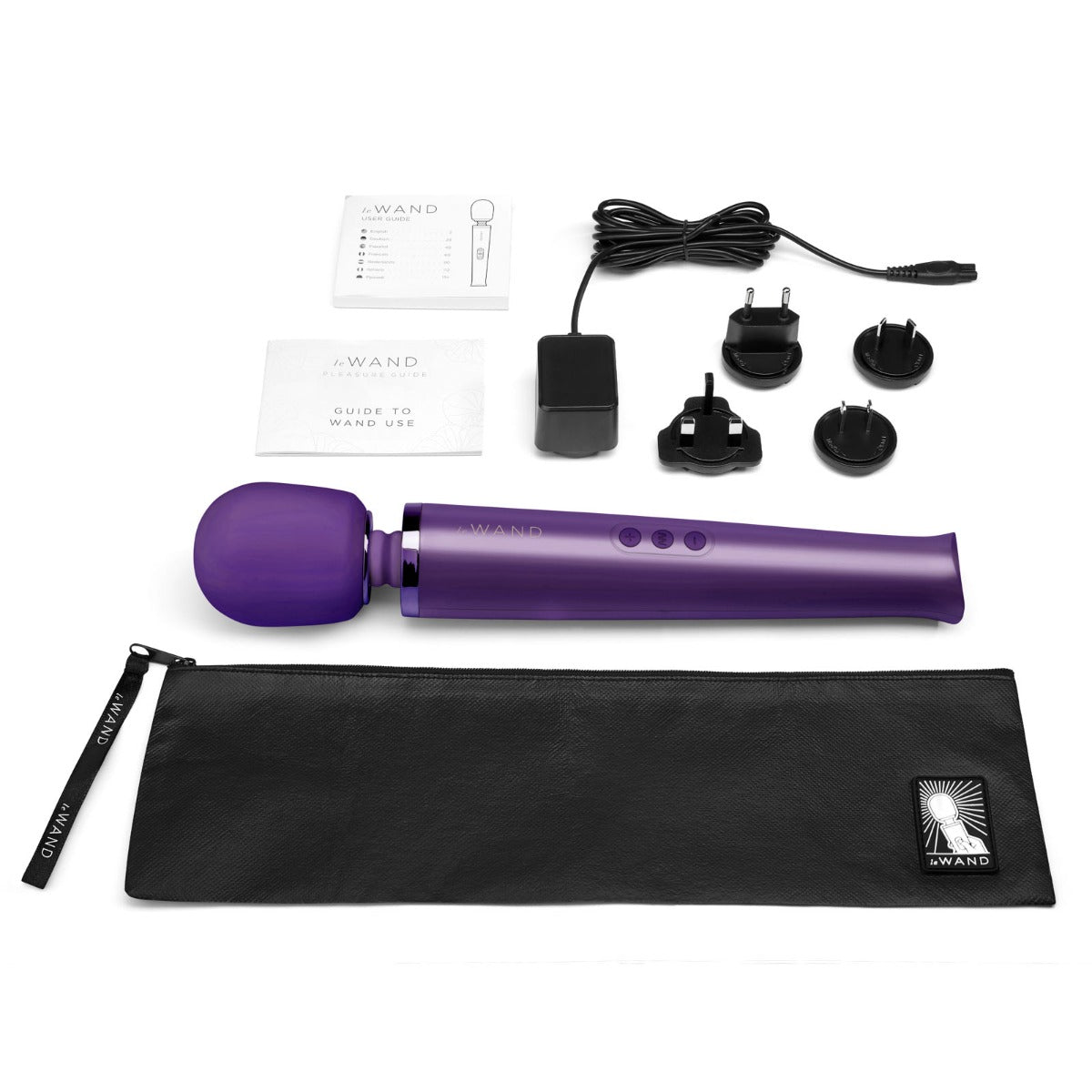 Vibrating Wands Le Wand | Rechargeable Vibrating Massager - Purple    | Awaken My Sexuality