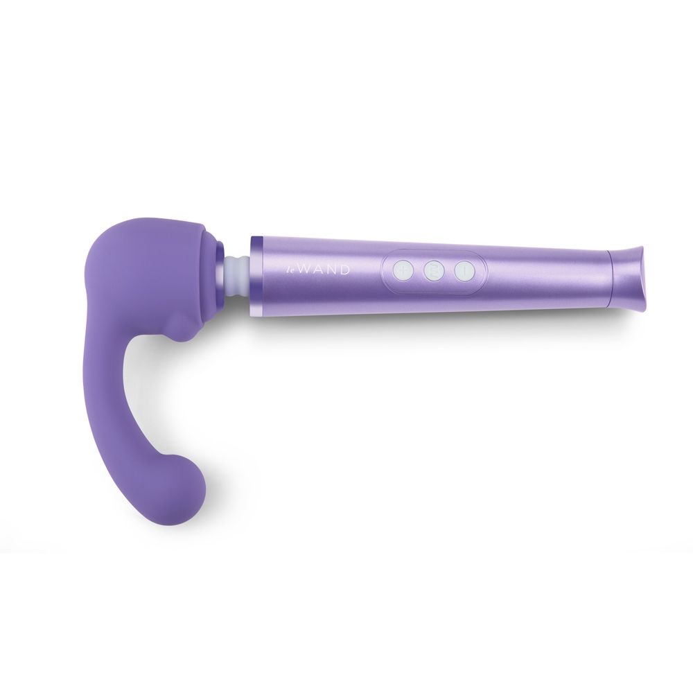 Vibrating Wands Le Wand | Curve Petite Weighted Attachment - Purple    | Awaken My Sexuality