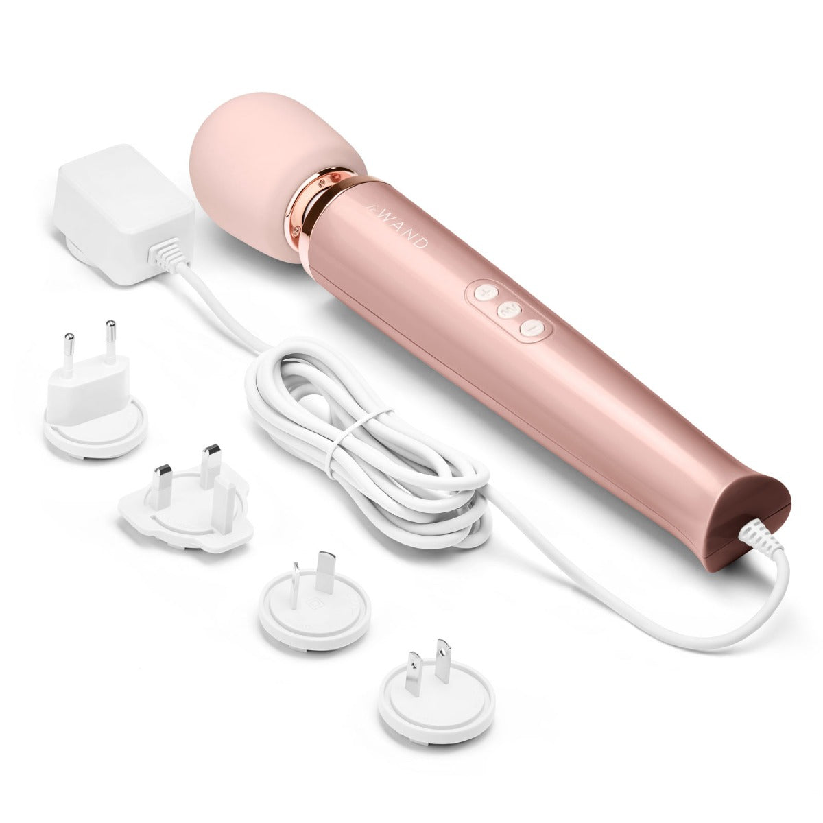 Vibrating Wands Le Wand | Powerful Plug-In Vibrating Massager Wand Rose - Gold    | Awaken My Sexuality