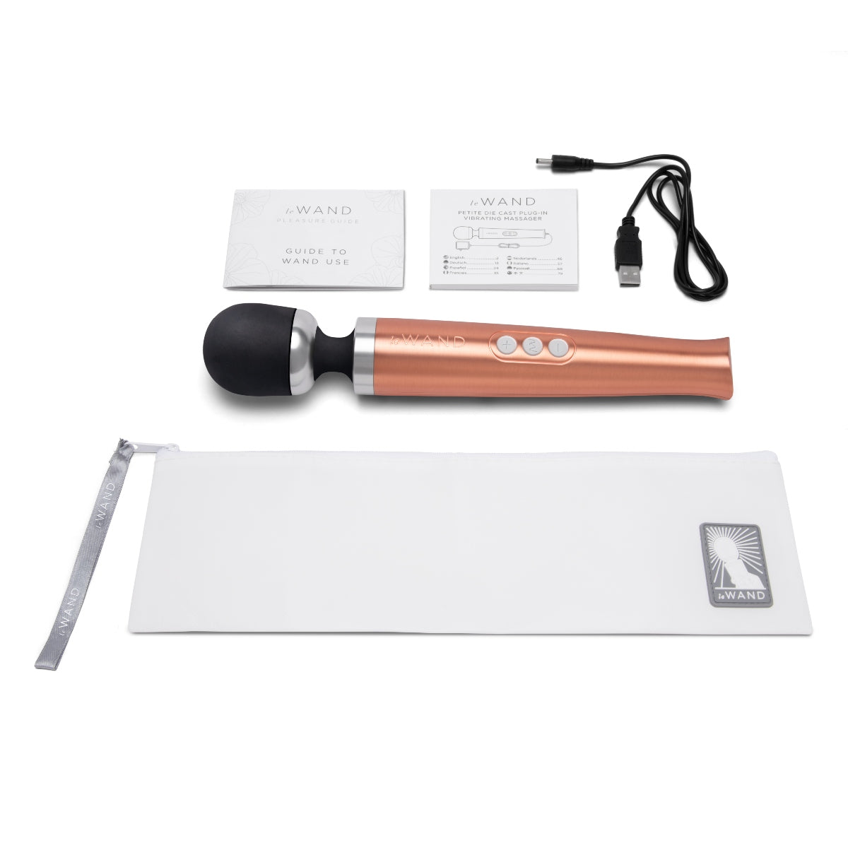  LE WAND | DIE CAST RECHARGEABLE MASSAGER - ROSE GOLD    | Awaken My Sexuality