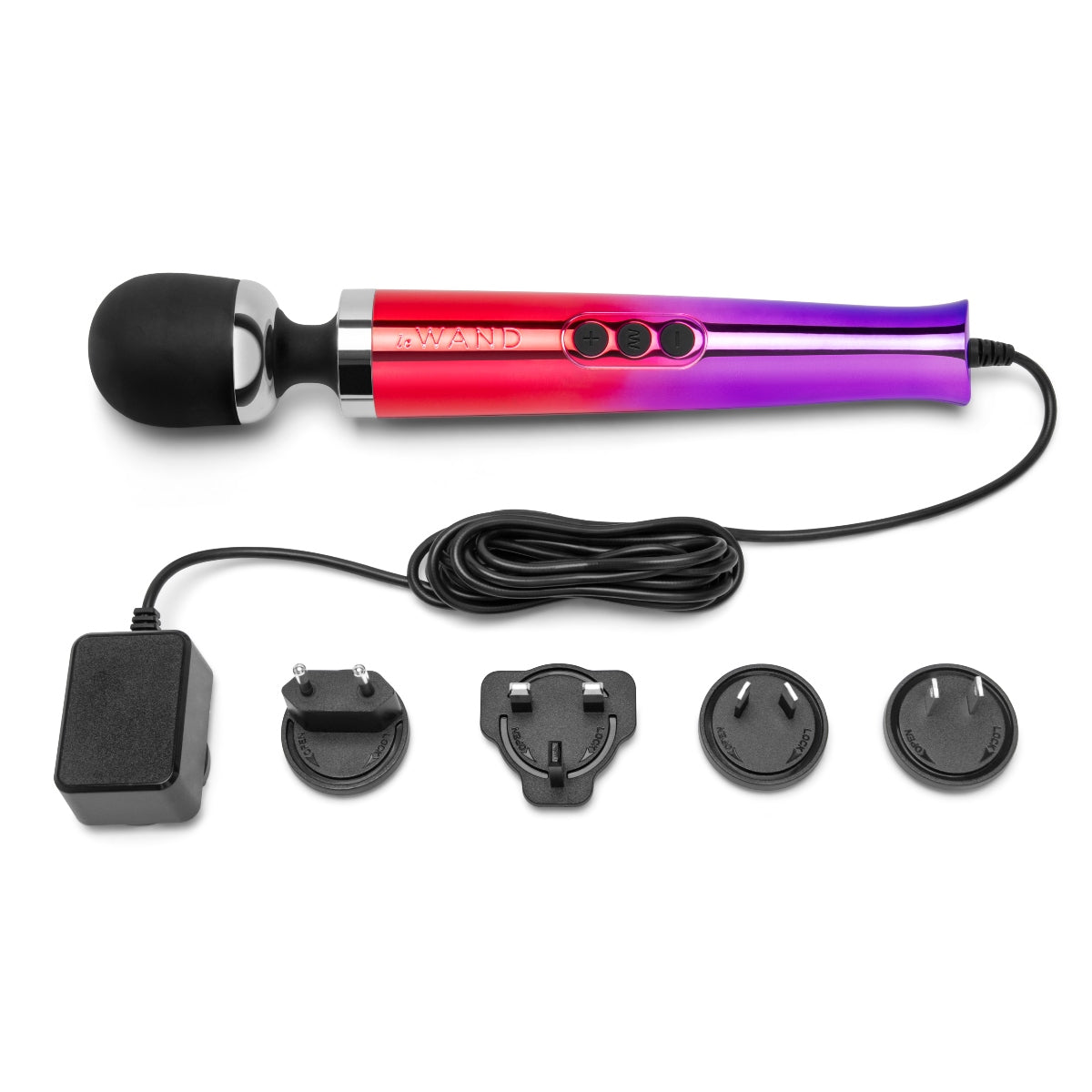  Le Wand | Die Cast Plug In Vibrating Wand Massager - Ombre    | Awaken My Sexuality