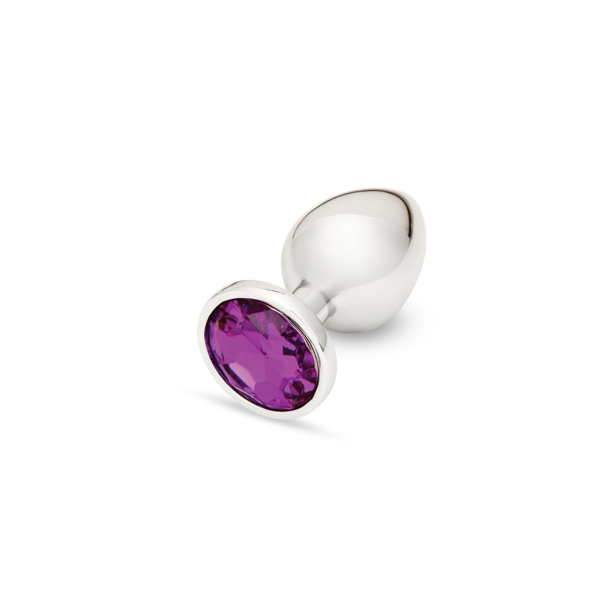 Metal Butt Plugs Me You Us | Crystal Jewels Purple Large Metal Plug - Purple Jewel    | Awaken My Sexuality