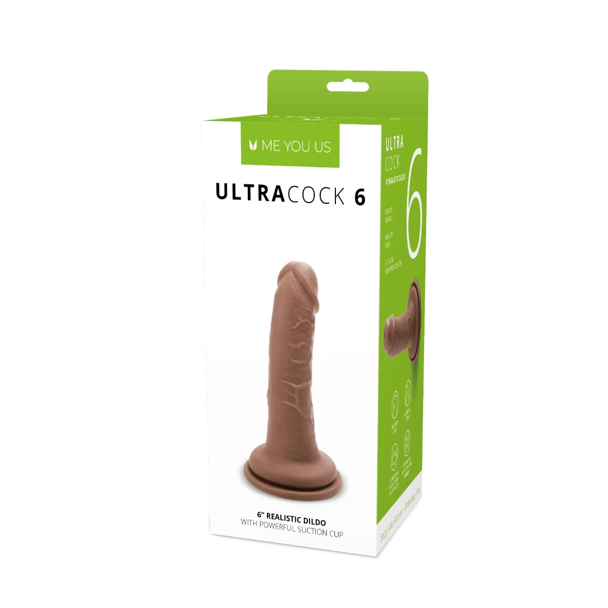 Me You Us Ultra Cock 6 Caramel Realistic Dildo"