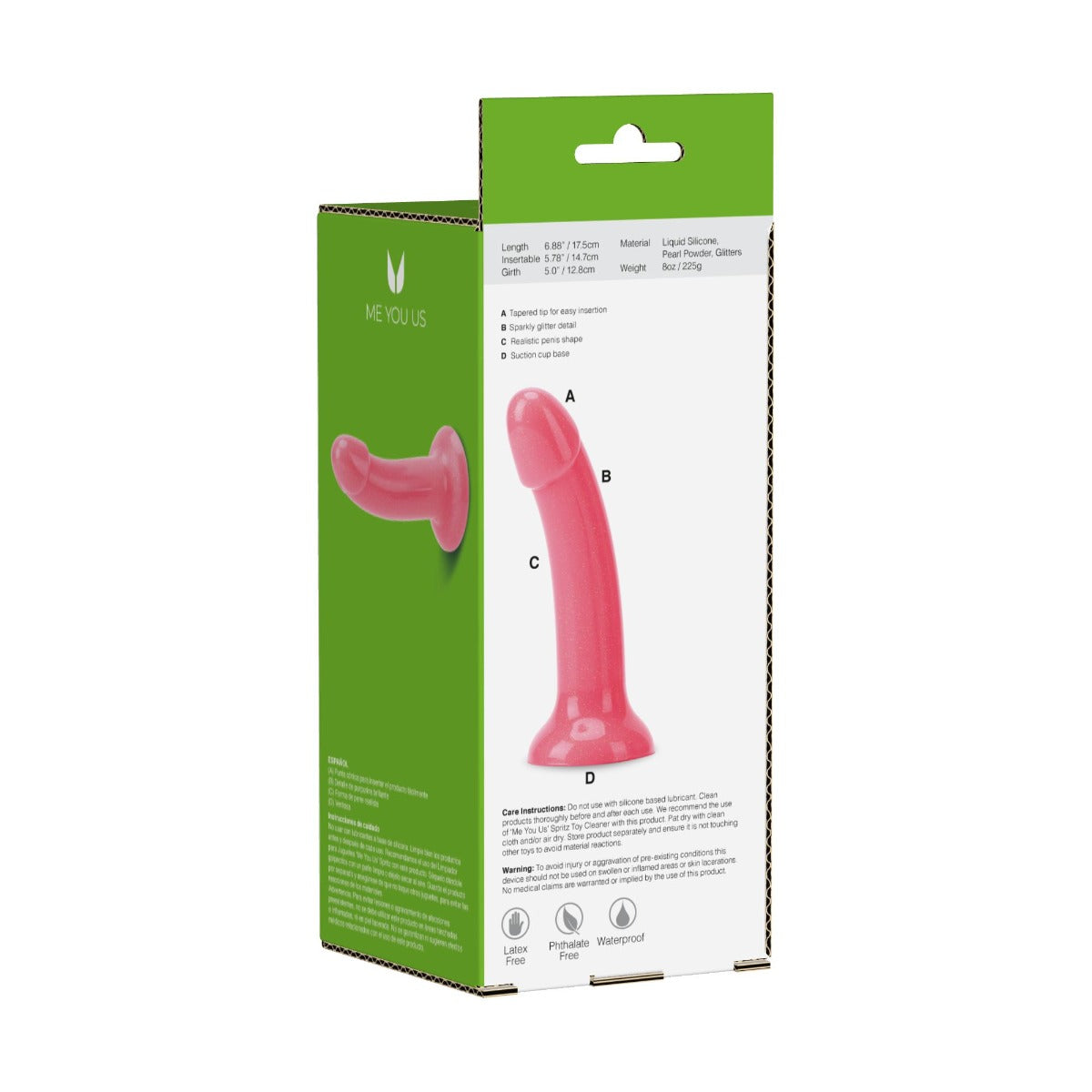 Suction Base Dildos Me You Us | Shimmers Sparkly Dong Pink (6)"    | Awaken My Sexuality