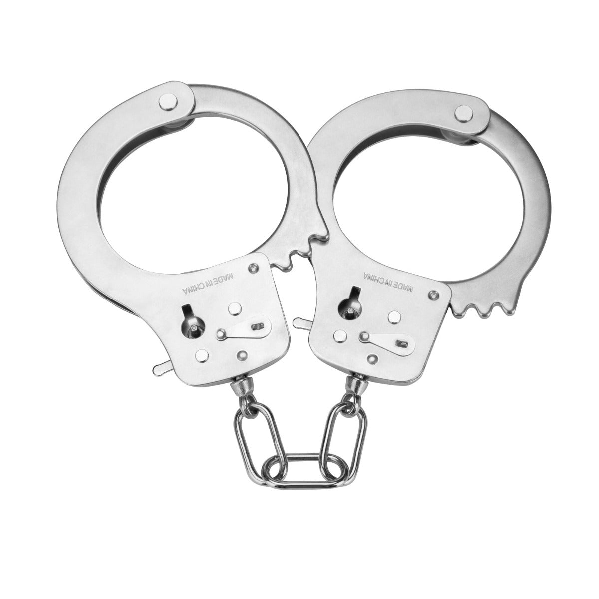 Handcuffs Me You Us | Bondage Metal Handcuffs - Stainless Steel    | Awaken My Sexuality