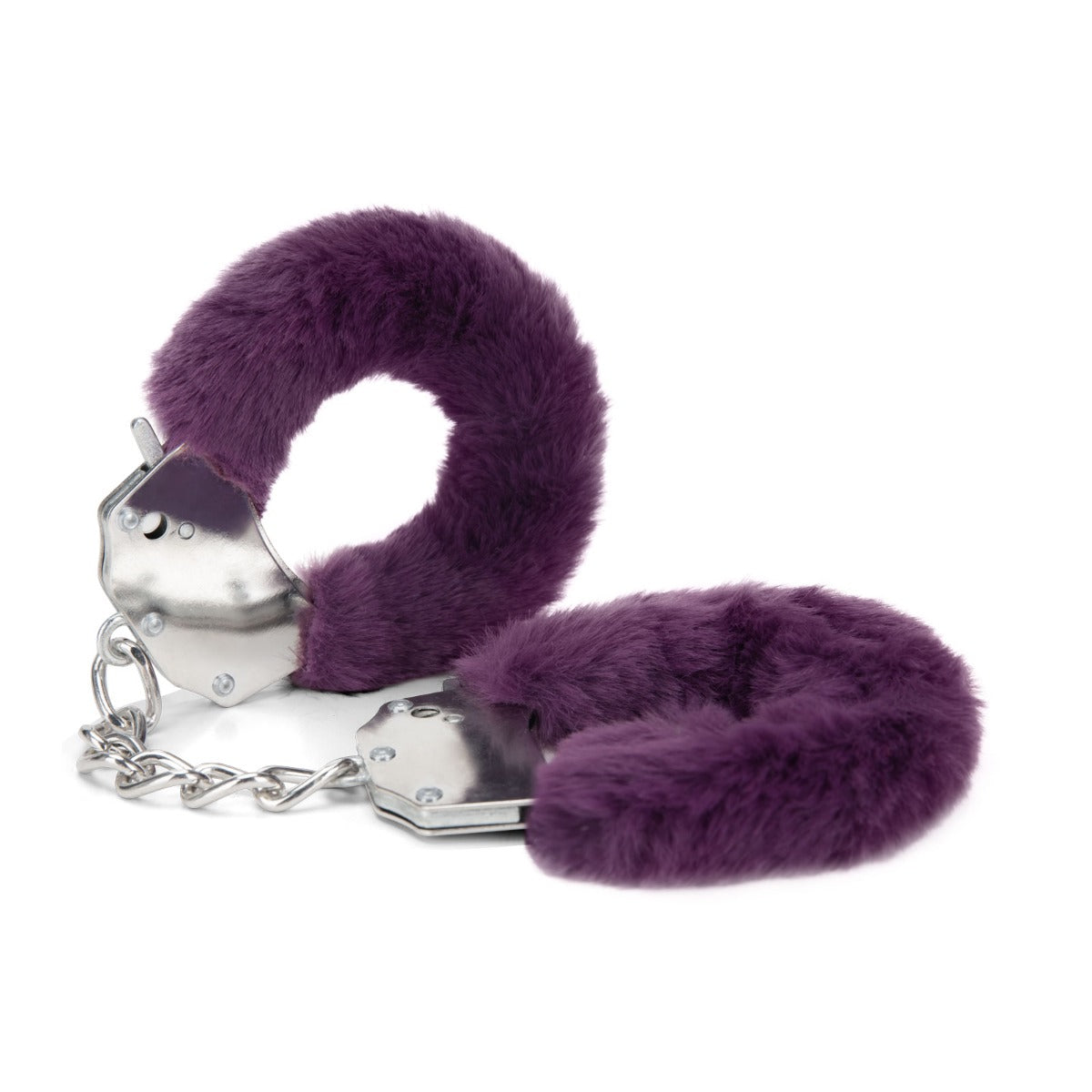 Handcuffs Me You Us | Furry Handcuffs Soft Faux Feather - Purple    | Awaken My Sexuality