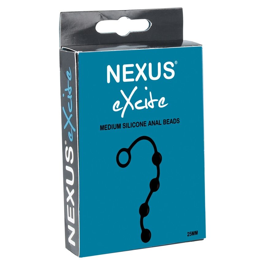 Anal Beads Nexus Excite Black Medium    | Awaken My Sexuality