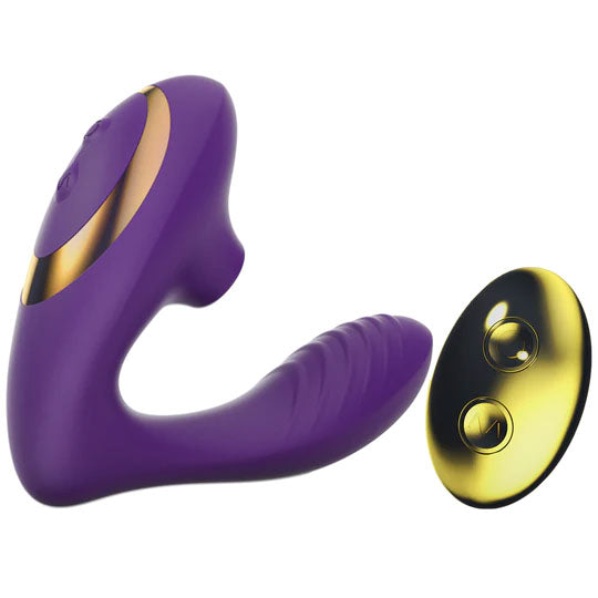 Tracys Dog | Clitoral Sucking Vibrator Purple OG Pro 2 A - Purple & Gold